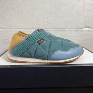 Teva Re Ember 1125471 Blue Slip On Quilted Shoes Slippers Women's 7 US/5 UK